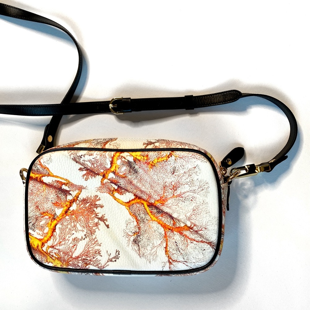 Sea Fan Leather Crossbody Bag